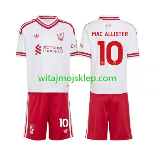 Koszulka Liverpool Alexis Mac Allister 10 Dziecięca Stroje Wyjazdowe 2026-2027 Krótkie Rękawy