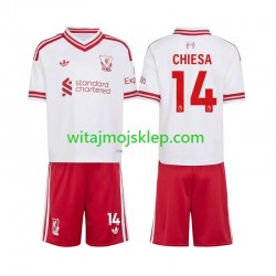 Koszulka Liverpool Federico Chiesa 14 Dziecięca Stroje Wyjazdowe 2026-2027 Krótkie Rękawy Koszulka Liverpool Federico Chiesa 14 Dziecięca Stroje Wyjazdowe 2026-2027 Krótkie Rękawy