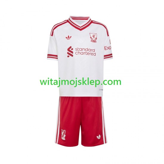 Koszulka Liverpool Dziecięca Stroje Wyjazdowe 2026-2027 Krótkie Rękawy