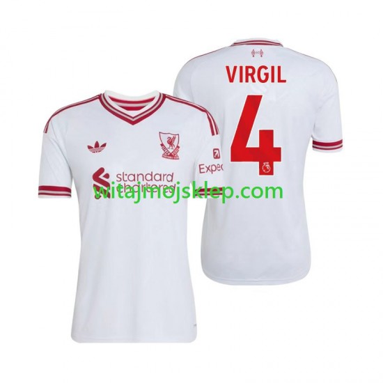 Koszulka Liverpool Virgil van Dijk 4 Męska Stroje Wyjazdowe 2026-2027 Krótkie Rękawy