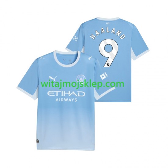 Koszulka Manchester City Erling Haaland 9 Męska Stroje Domowe 2026-2027 Krótkie Rękawy