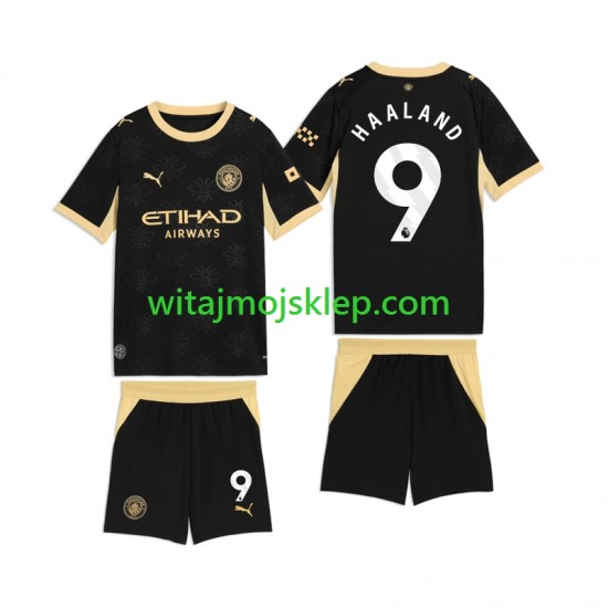 Koszulka Manchester City Erling Haaland 9 Dziecięca Stroje Wyjazdowe 2026-2027 Krótkie Rękawy
