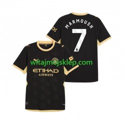 Koszulka Manchester City Omar Marmoush 7 Męska Stroje Wyjazdowe 2026-2027 Krótkie Rękawy Koszulka Manchester City Omar Marmoush 7 Męska Stroje Wyjazdowe 2026-2027 Krótkie Rękawy