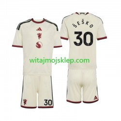 Koszulka Manchester United Benjamin Sesko 30 Dziecięca Trzeci Strój 2026-2027 Krótkie Rękawy Koszulka Manchester United Benjamin Sesko 30 Dziecięca Trzeci Strój 2026-2027 Krótkie Rękawy