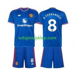 Koszulka Manchester United Bruno Fernandes 8 Dziecięca Stroje Wyjazdowe 2026-2027 Krótkie Rękawy Koszulka Manchester United Bruno Fernandes 8 Dziecięca Stroje Wyjazdowe 2026-2027 Krótkie Rękawy