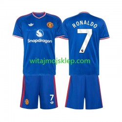 Koszulka Manchester United Cristiano Ronaldo 7 Dziecięca Stroje Wyjazdowe 2026-2027 Krótkie Rękawy