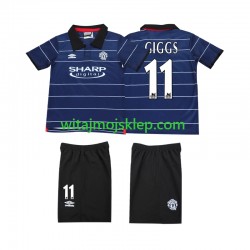 Koszulka Manchester United GIGGS 11 2000 Retro Dziecięca Stroje Wyjazdowe 1999 Krótkie Rękawy