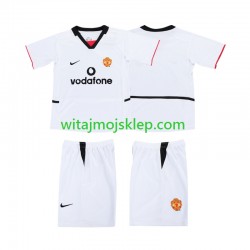 Koszulka Manchester United 2003 Dziecięca Stroje Wyjazdowe 2002 Krótkie Rękawy Koszulka Manchester United 2003 Dziecięca Stroje Wyjazdowe 2002 Krótkie Rękawy