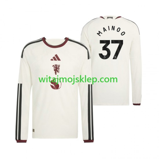 Koszulka Manchester United Kobbie Mainoo 37 Męska Trzeci Strój 2026-2027 Długie Rękawy