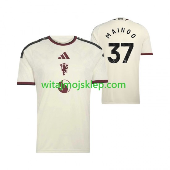 Koszulka Manchester United Kobbie Mainoo 37 Męska Trzeci Strój 2026-2027 Krótkie Rękawy