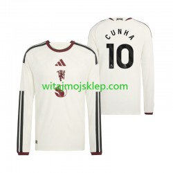 Koszulka Manchester United Matheus Cunha 10 Męska Trzeci Strój 2026-2027 Długie Rękawy Koszulka Manchester United Matheus Cunha 10 Męska Trzeci Strój 2026-2027 Długie Rękawy
