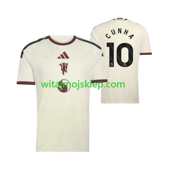 Koszulka Manchester United Matheus Cunha 10 Męska Trzeci Strój 2026-2027 Krótkie Rękawy