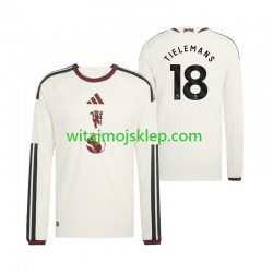 Koszulka Manchester United Youri Tielemans 18 Męska Trzeci Strój 2026-2027 Długie Rękawy Koszulka Manchester United Youri Tielemans 18 Męska Trzeci Strój 2026-2027 Długie Rękawy
