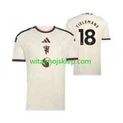 Koszulka Manchester United Youri Tielemans 18 Męska Trzeci Strój 2026-2027 Krótkie Rękawy Koszulka Manchester United Youri Tielemans 18 Męska Trzeci Strój 2026-2027 Krótkie Rękawy