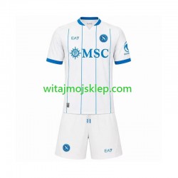 Koszulka Napoli Dziecięca Stroje Wyjazdowe 2026-2027 Krótkie Rękawy