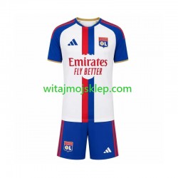 Koszulka Olympique Lyon Dziecięca Stroje Wyjazdowe 2026-2027 Krótkie Rękawy Koszulka Olympique Lyon Dziecięca Stroje Wyjazdowe 2026-2027 Krótkie Rękawy
