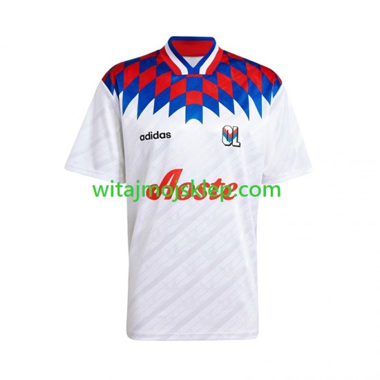 Koszulka Olympique Lyon 1995 1996 Retro Męska Stroje Domowe Krótkie Rękawy