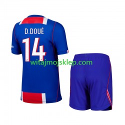 Koszulka Paris Saint-Germain Desire Doue 14 Dziecięca Stroje Domowe 2026-2027 Krótkie Rękawy