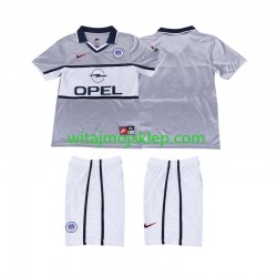 Koszulka Paris Saint-Germain 2000 2001 Retro Dziecięca Stroje Wyjazdowe Krótkie Rękawy