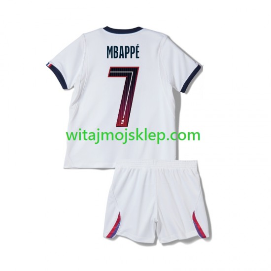 Koszulka Paris Saint-Germain Mbappé Kylian 7 Dziecięca Stroje Wyjazdowe 2026-2027 Krótkie Rękawy