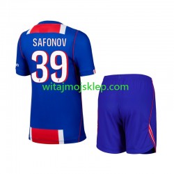 Koszulka Paris Saint-Germain Matvey Safonov 39 Dziecięca Stroje Domowe 2026-2027 Krótkie Rękawy