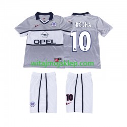 Koszulka Paris Saint-Germain OKOCHA 10 2000 2001 Retro Dziecięca Stroje Wyjazdowe Krótkie Rękawy