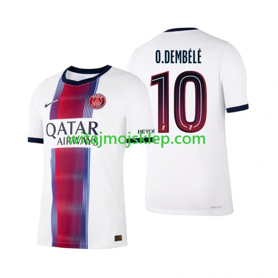 Koszulka Paris Saint-Germain Ousmane Dembele 10 Męska Stroje Wyjazdowe 2026-2027 Krótkie Rękawy