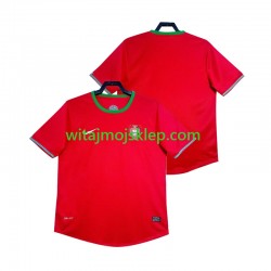 Koszulka Reprezentacja Portugalii 2012 Retro Męska Stroje Domowe Krótkie Rękawy