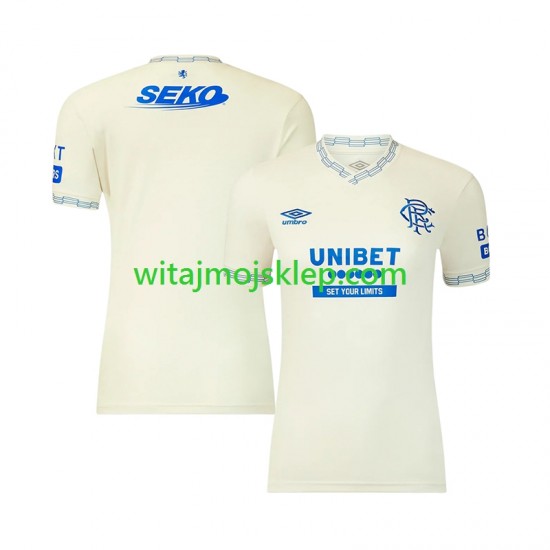 Koszulka Rangers Męska Stroje Wyjazdowe 2026-2027 Krótkie Rękawy