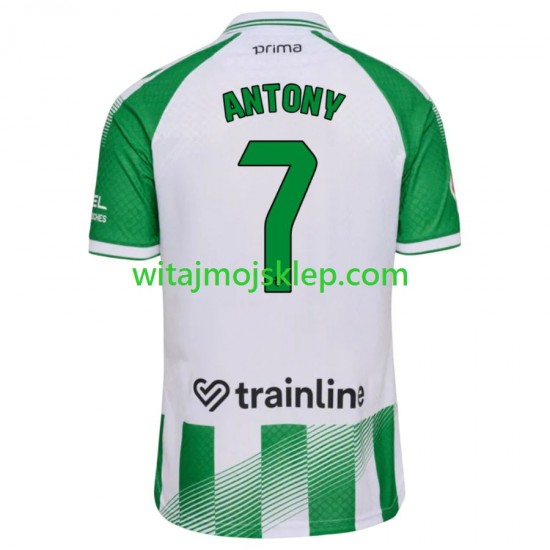 Koszulka Real Betis Antony 7 Męska Stroje Domowe 2026-2027 Krótkie Rękawy