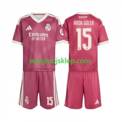 Koszulka Real Madryt Arda Guler 15 Dziecięca Trzeci Strój 2026-2027 Krótkie Rękawy Koszulka Real Madryt Arda Guler 15 Dziecięca Trzeci Strój 2026-2027 Krótkie Rękawy
