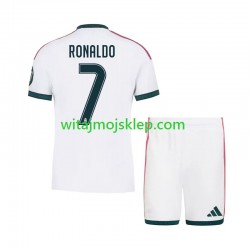 Koszulka Real Madryt Cristiano Ronaldo 7 Dziecięca Stroje Domowe 2026-2027 Krótkie Rękawy