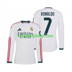 Koszulka Real Madryt Cristiano Ronaldo 7 Męska Stroje Domowe 2026-2027 Długie Rękawy Koszulka Real Madryt Cristiano Ronaldo 7 Męska Stroje Domowe 2026-2027 Długie Rękawy