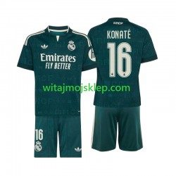 Koszulka Real Madryt Ibrahima Konate 16 Dziecięca Stroje Wyjazdowe 2026-2027 Krótkie Rękawy Koszulka Real Madryt Ibrahima Konate 16 Dziecięca Stroje Wyjazdowe 2026-2027 Krótkie Rękawy