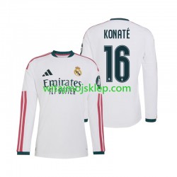 Koszulka Real Madryt Ibrahima Konate 16 Męska Stroje Domowe 2026-2027 Długie Rękawy Koszulka Real Madryt Ibrahima Konate 16 Męska Stroje Domowe 2026-2027 Długie Rękawy