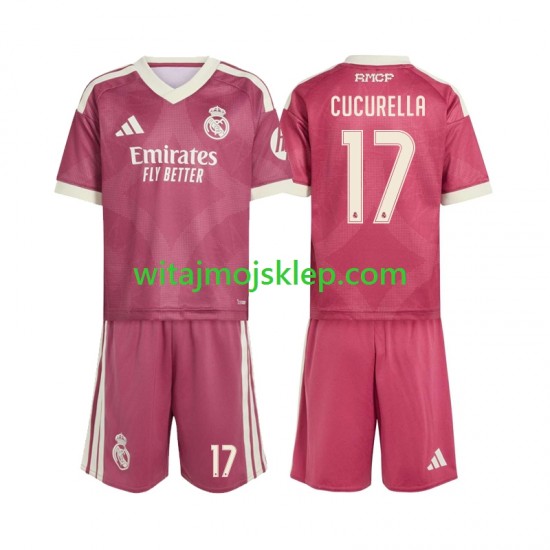 Koszulka Real Madryt Marc Cucurella 17 Dziecięca Trzeci Strój 2026-2027 Krótkie Rękawy