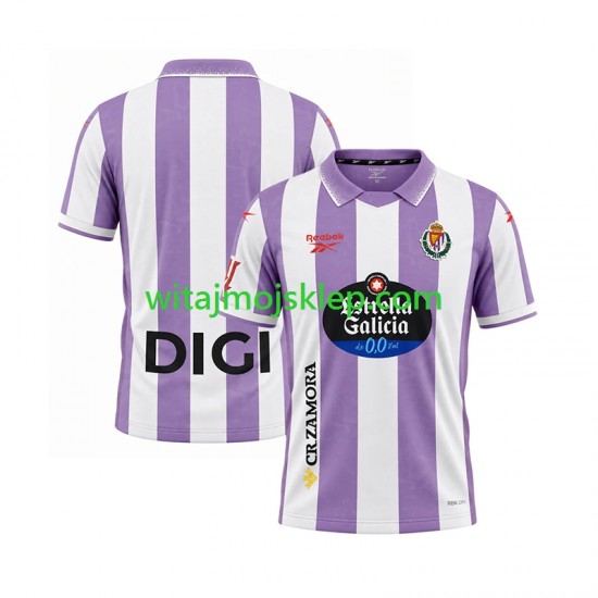 Koszulka Real Valladolid Męska Stroje Domowe 2026-2027 Krótkie Rękawy