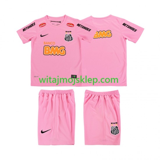 Koszulka Santos 2012 2013 Retro Dziecięca Czwarty Strój Krótkie Rękawy