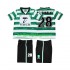 Koszulka Sporting CP Cristiano Ronaldo 28 2000 Retro Dziecięca Stroje Domowe 1999 Krótkie Rękawy