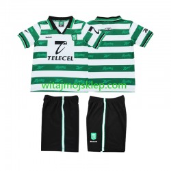 Koszulka Sporting CP 2000 Retro Dziecięca Stroje Domowe 1999 Krótkie Rękawy Koszulka Sporting CP 2000 Retro Dziecięca Stroje Domowe 1999 Krótkie Rękawy
