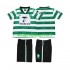 Koszulka Sporting CP 2000 Retro Dziecięca Stroje Domowe 1999 Krótkie Rękawy