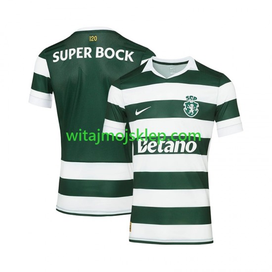 Koszulka Sporting CP Męska Stroje Domowe 2026-2027 Krótkie Rękawy
