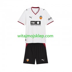 Koszulka Valencia CF Dziecięca Stroje Domowe 2026-2027 Krótkie Rękawy