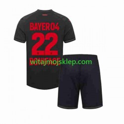 Koszulka Bayer 04 Leverkusen Victor Boniface 22 Dziecięca Stroje Domowe 2023-2024 Krótkie Rękawy