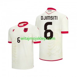 Koszulka Reprezentacja Albanii Berat Djimsiti 6 Męska Stroje Wyjazdowe World Cup 2026 Krótkie Rękawy