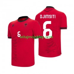 Koszulka Reprezentacja Albanii Berat Djimsiti 6 Męska Stroje Domowe World Cup 2026 Krótkie Rękawy