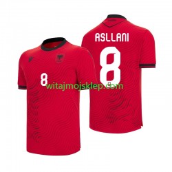 Koszulka Reprezentacja Albanii Kristjan Asllani 8 Męska Stroje Domowe World Cup 2026 Krótkie Rękawy