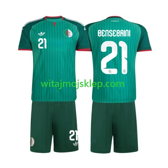 Koszulka Reprezentacja Algierii Ramy Bensebaini 21 Dziecięca Stroje Wyjazdowe 2026 Krótkie Rękawy