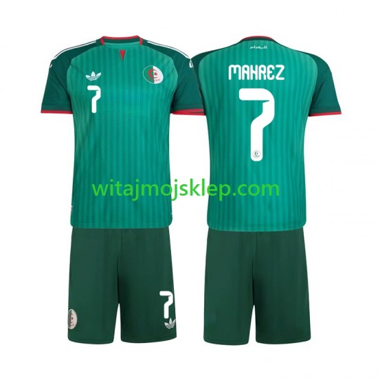 Koszulka Reprezentacja Algierii Riyad Mahrez 7 Dziecięca Stroje Wyjazdowe 2026 Krótkie Rękawy