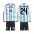 Koszulka Reprezentacja Argentyny Enzo Fernandez 24 Dziecięca Stroje Domowe World Cup 2026 Długie Rękawy